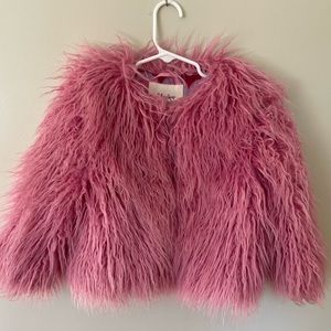 Hatley girls Faux Fur Mongolian jacket coat